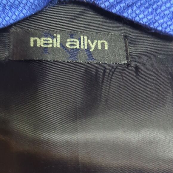 Men's Royal Blue Vest 5 Buttons Polyester/satin with bow tie Size S - Picture 3 of 10